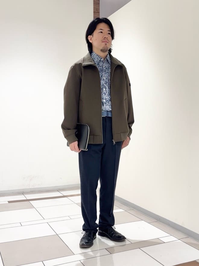 及川さんの「TAKEO KIKUCHI｜【JUST ONE LAYER】ダウンファブリック ジップアップ リブ ブルゾン」を使ったコーディネート