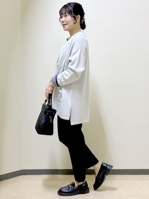  beni_gingerさんの「Reflect｜【ライトアウター／気軽な羽織に◎】オフボディカーディガン」を使ったコーディネート