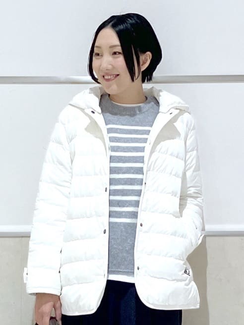 eriko さんの「Dessin｜【撥水・2WAY】ミュラーダウンコートミドル丈」を使ったコーディネート
