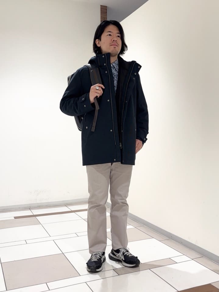 及川さんの「TAKEO KIKUCHI｜【3WAY】ドビー ダウンライナー付ブルゾン」を使ったコーディネート
