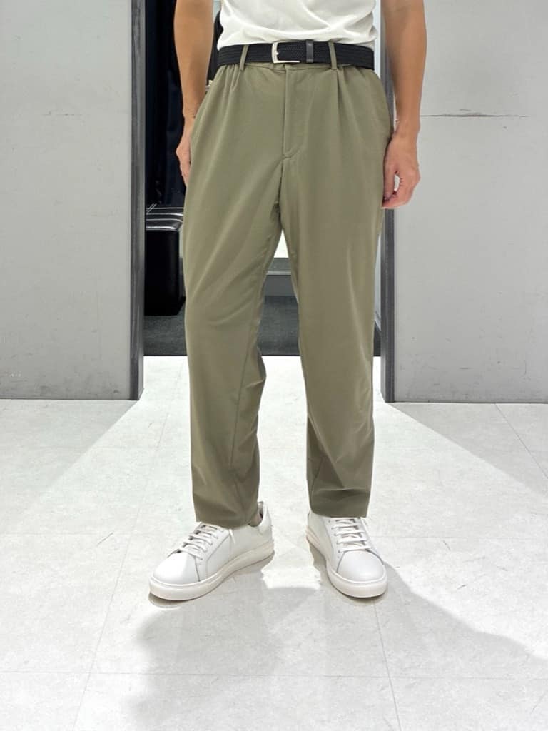 わいずみさんの「TAKEO KIKUCHI｜【COOL CITY WEAR】エアートール ポロシャツ /接触冷感・通気性」を使ったコーディネート