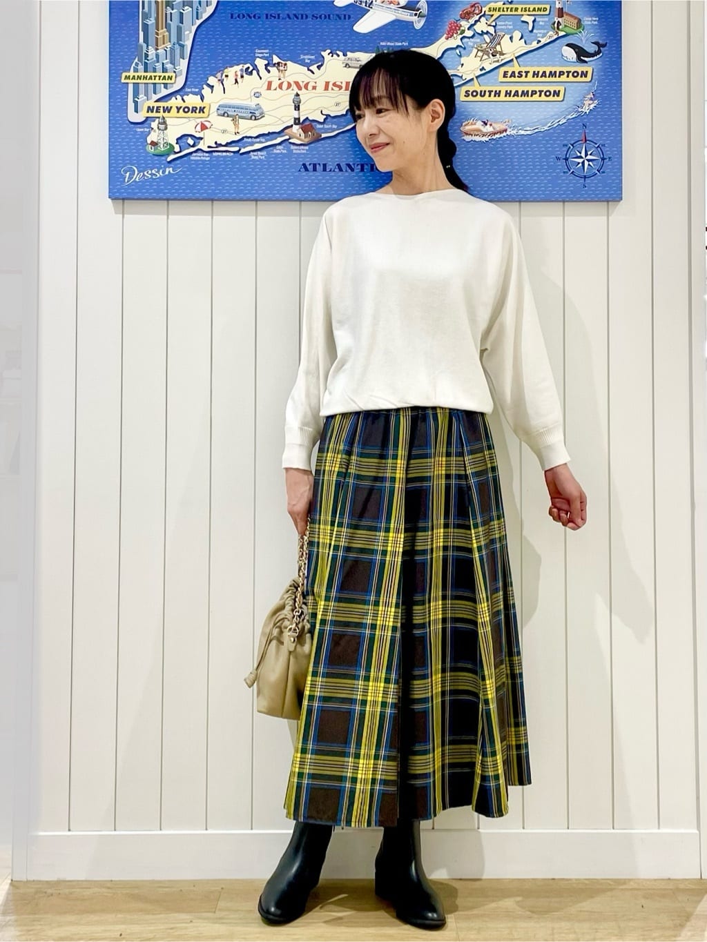 uwatokoさんの「Dessin｜【撥水・2WAY】ミュラーダウンコートミドル丈」を使ったコーディネート