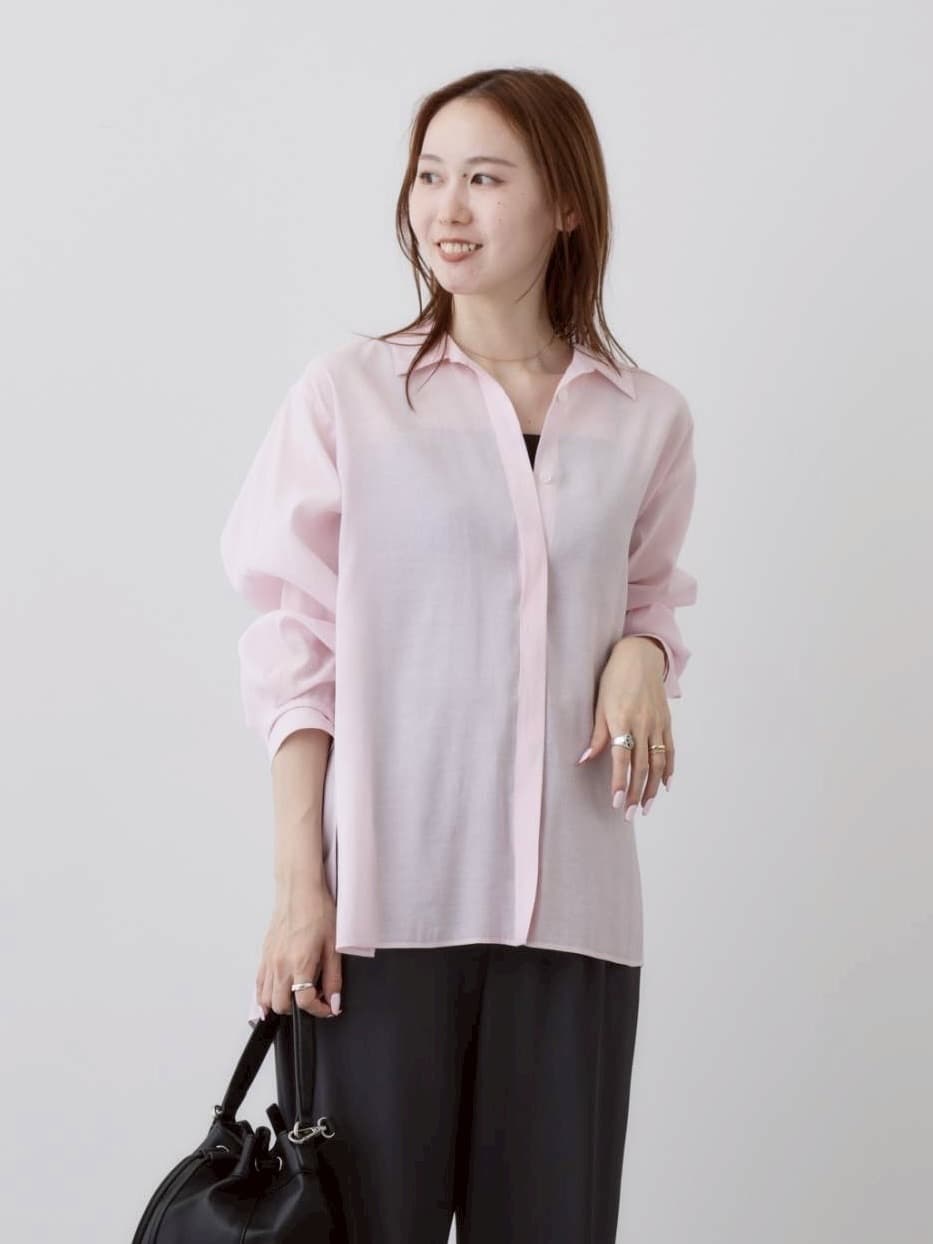 mitsukiさんの「INDIVI｜【UVケア／SETUP可能】エアリージョーゼット ワイドパンツ」を使ったコーディネート
