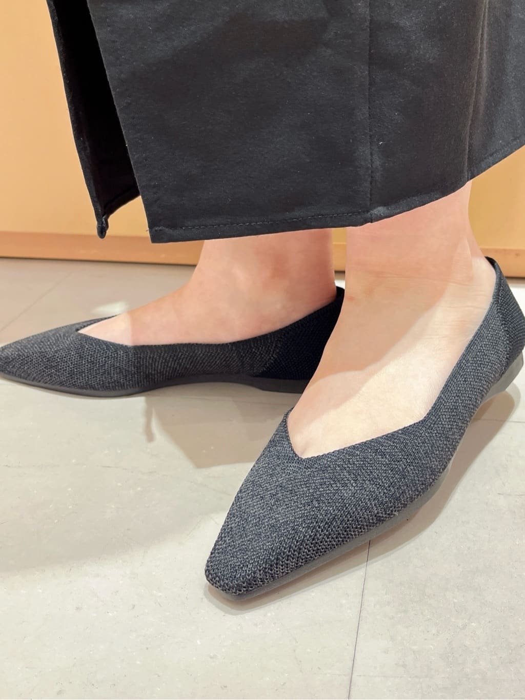 このかさんの「ESPERANZA｜Oito和紙フラットパンプス」を使ったコーディネート