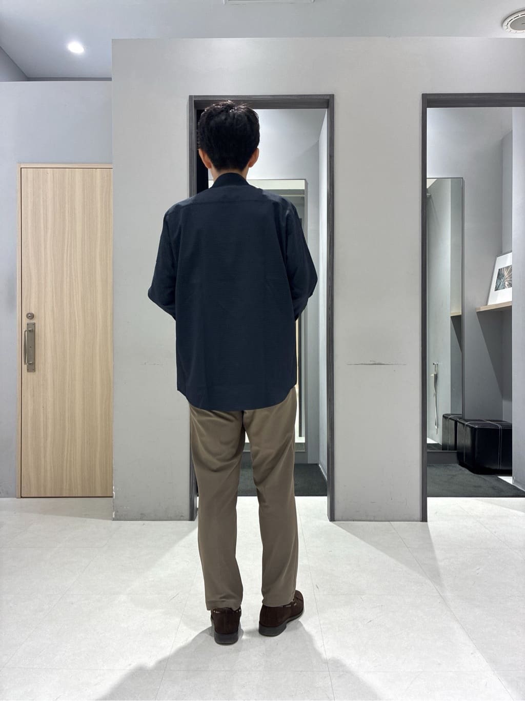 わいずみさんの「TAKEO KIKUCHI｜【COOL CITY WEAR】インドライ天竺モックネック プルオーバー /吸汗速乾」を使ったコーディネート