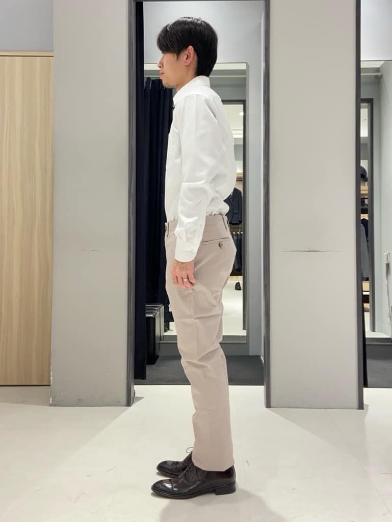 わいずみさんの「TAKEO KIKUCHI｜【Made in JAPAN】市松紋 ドレスシャツ」を使ったコーディネート