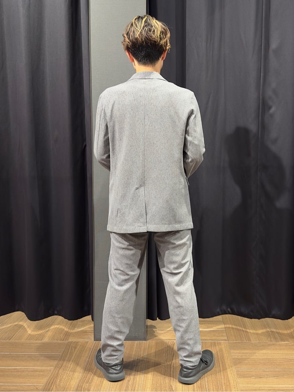 tomoyaさんの「THE SHOP TK｜シャリルジャージ ジャケット　洗濯機OK/吸水速乾/イージーケア/セットアップ可」を使ったコーディネート