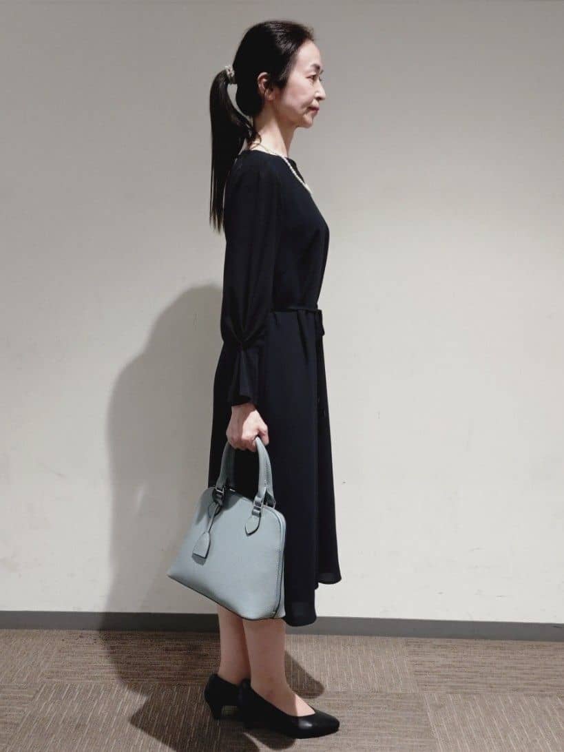 Kさんの「Reflect｜◆【夏SALE／フォーマル/洗える】スリーブデザインジョーゼットワンピース」を使ったコーディネート