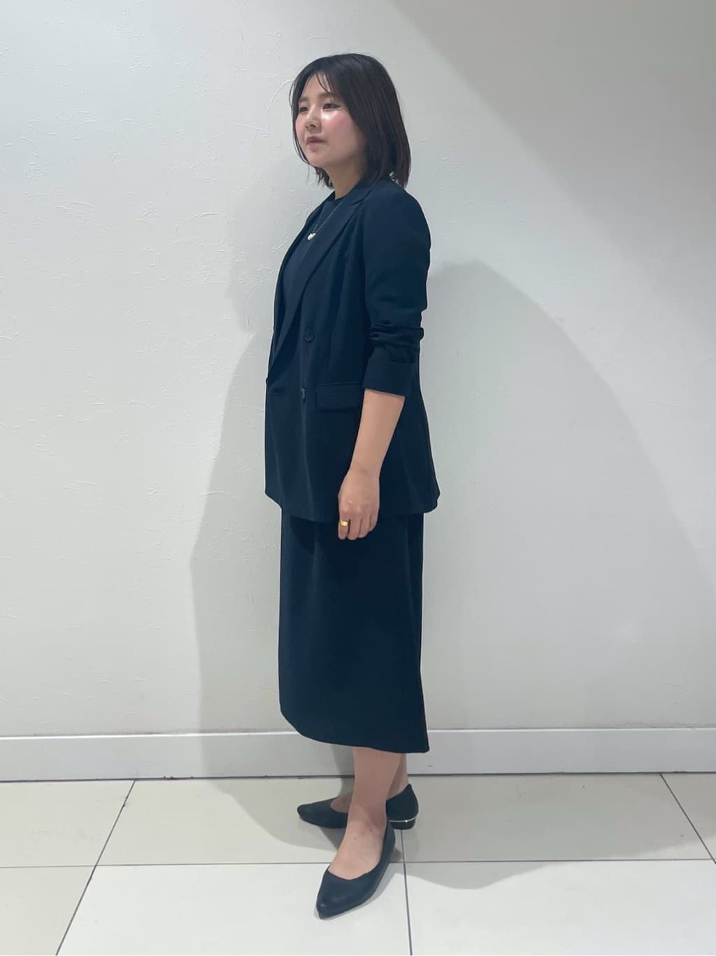 YUUKIさんの「INDIVI｜【セレモニーにおすすめ！】パール調トップネックレス」を使ったコーディネート