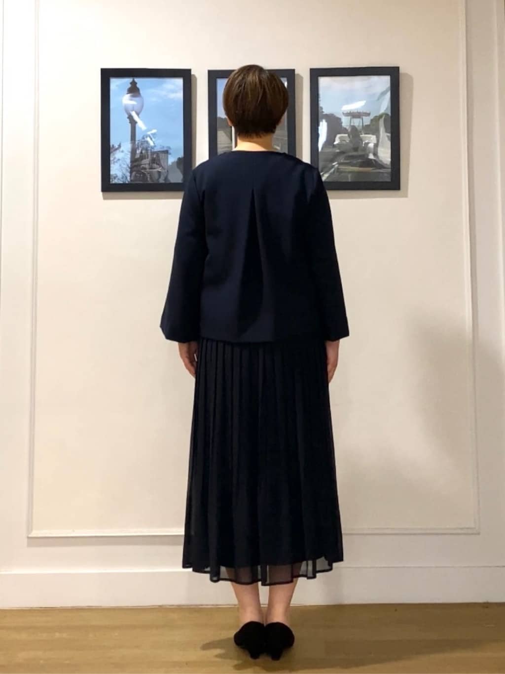 Hiroさんの「Dessin｜【洗える】ジョーゼットブラウス」を使ったコーディネート