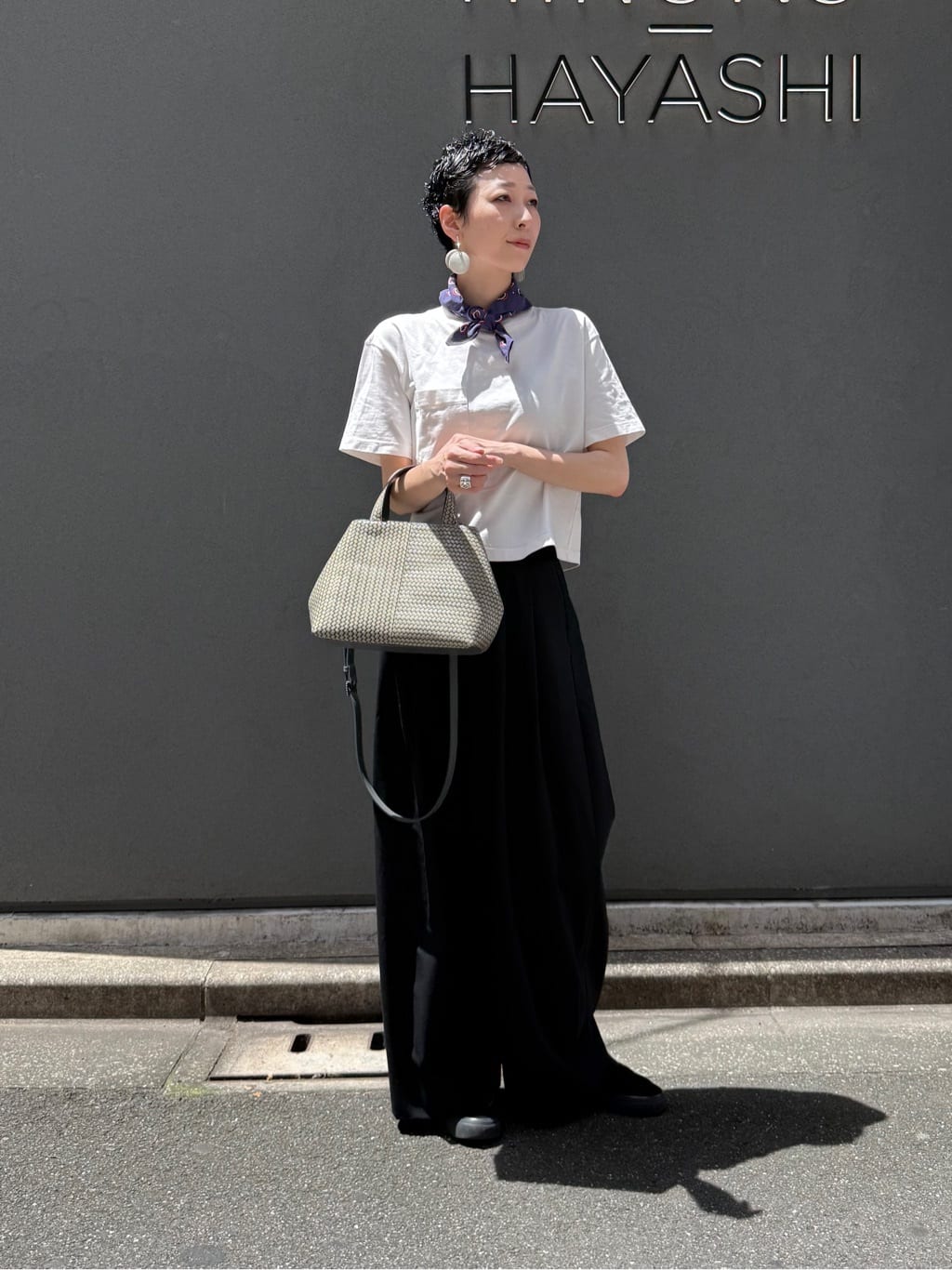 Kさんの「HIROKO HAYASHI｜OTTICA（オッティカ）2wayショルダーバッグ」を使ったコーディネート
