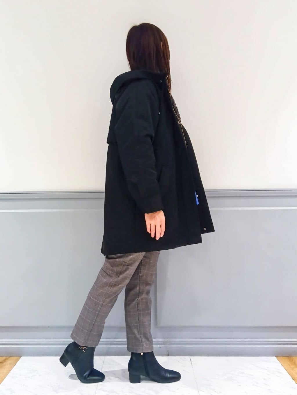 なっちゃんさんの「grove｜最終お値下げ！！【名品アウター/3WAY・はっ水】ボアライナー付きモッズコート」を使ったコーディネート