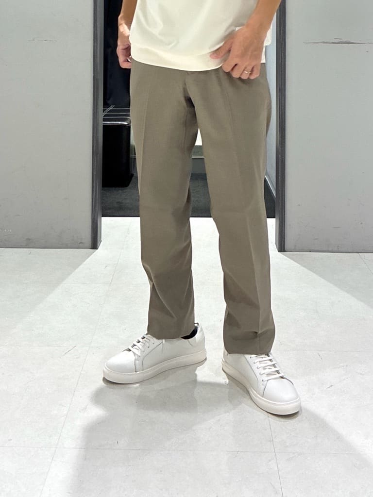 わいずみさんの「TAKEO KIKUCHI｜【COOL CITY WEAR】テーラードTシャツ /接触冷感」を使ったコーディネート