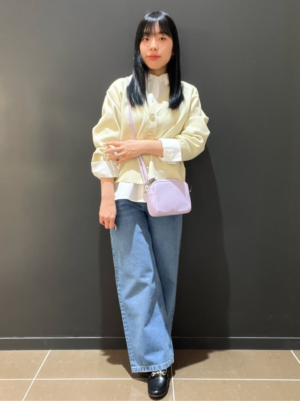 yunさんの「OPAQUE.CLIP｜襟チュールシャツ【洗濯機OK】」を使ったコーディネート