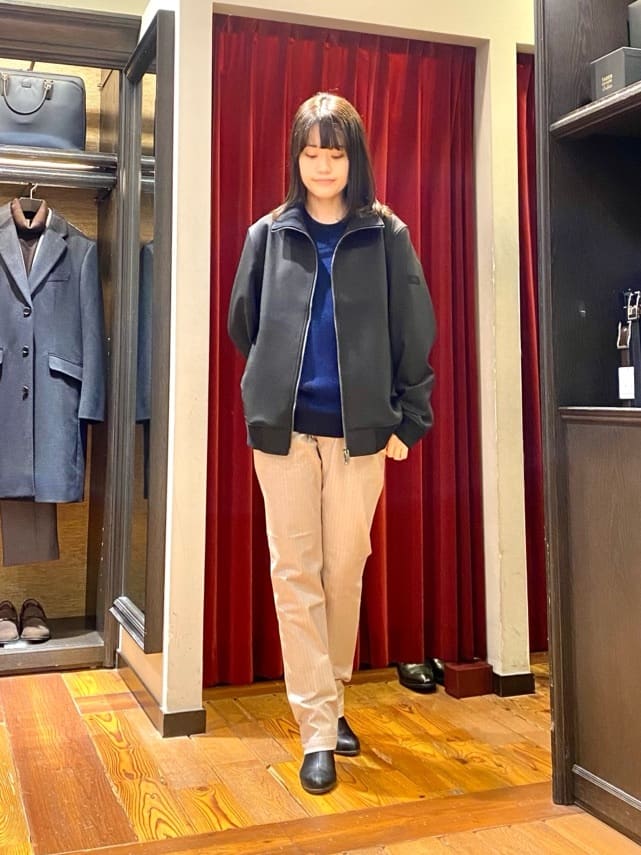 かわぴーさんの「TAKEO KIKUCHI｜【Made in JAPAN】播州織 ヘリンボン ストレート パンツ」を使ったコーディネート