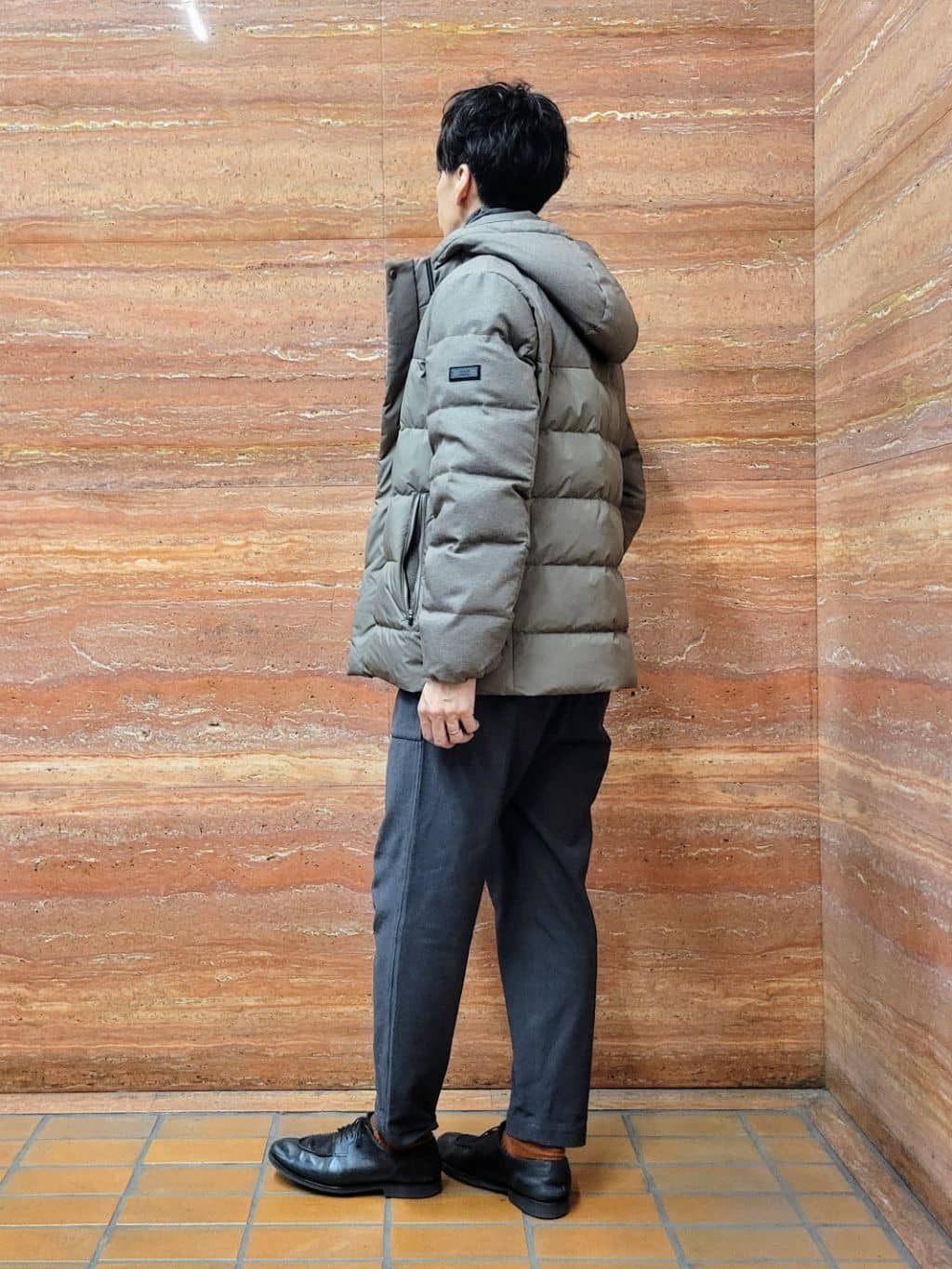 piroyaさんの「TAKEO KIKUCHI｜カラーコンビ ダウンブルゾン」を使ったコーディネート