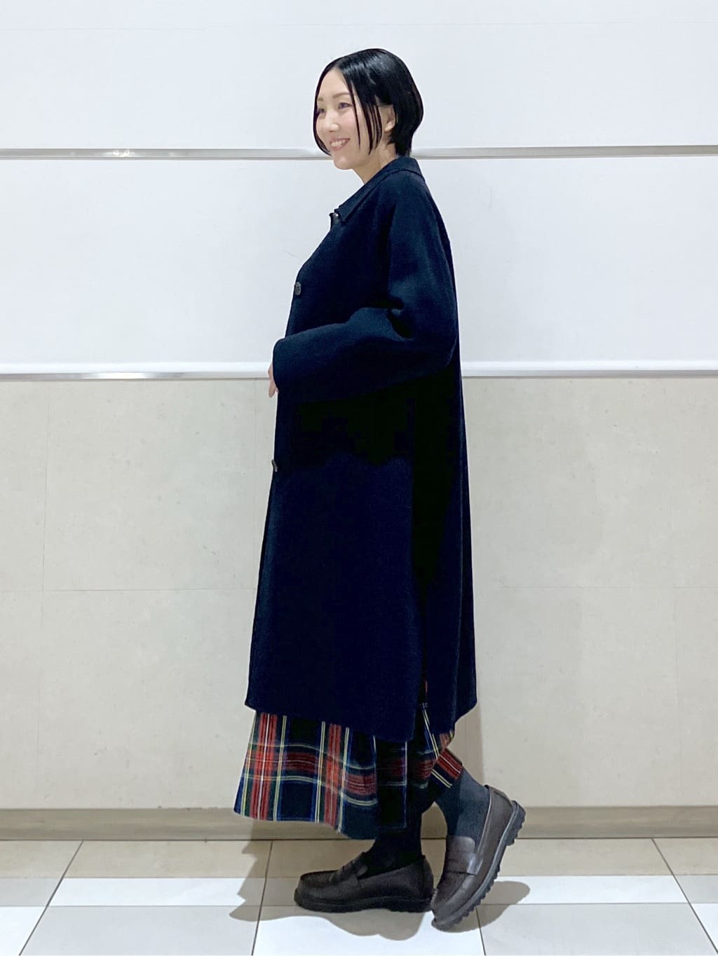 eriko さんの「Dessin｜【洗える】ウールブレンド後ろボタンニット」を使ったコーディネート