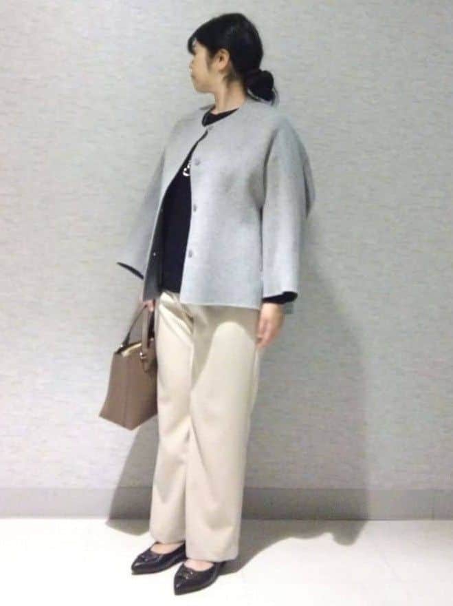 sakoさんの「Reflect｜【パンツ合わせにぴったり◎】ゆったりオフボディニット」を使ったコーディネート