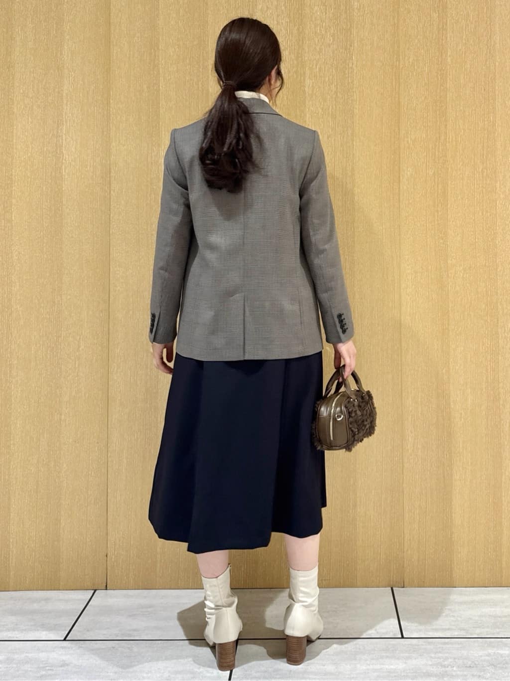 nanaさんの「UNTITLED｜【セットアップ可】ウールライク ダブルブレストジャケット」を使ったコーディネート