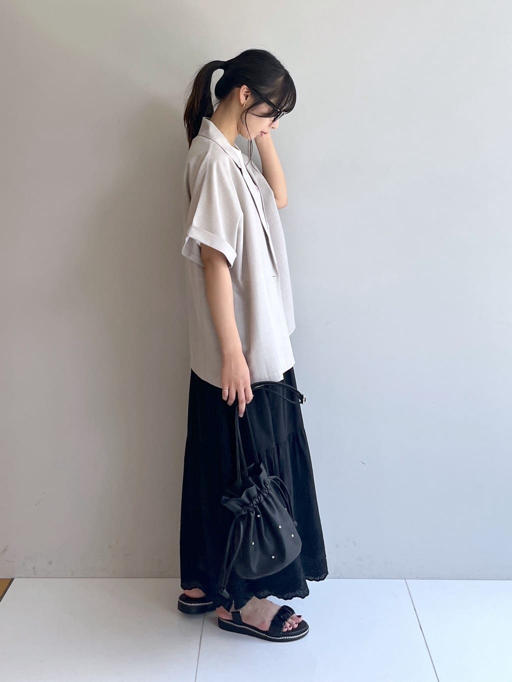 cotaniさんの「SHOO･LA･RUE｜【S-LL/ひんやり/UV】選べる6柄でそれぞれ欲しくなる プリントTシャツ」を使ったコーディネート