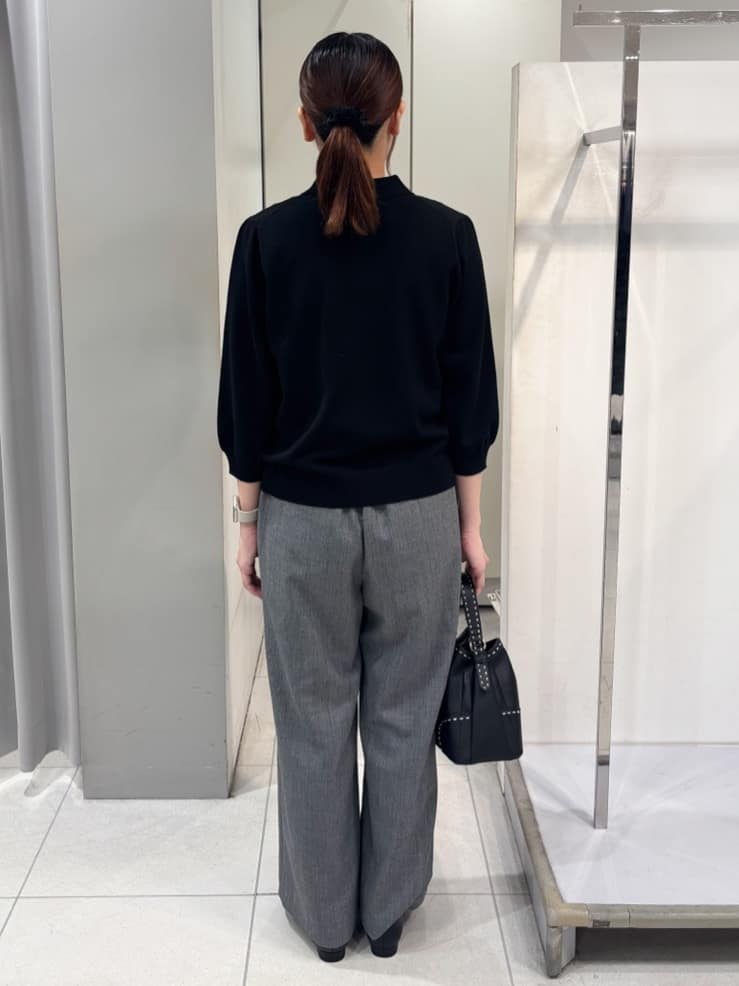 yuiさんの「Reflect｜【透けにくい◎】衿付き七分袖ニット」を使ったコーディネート