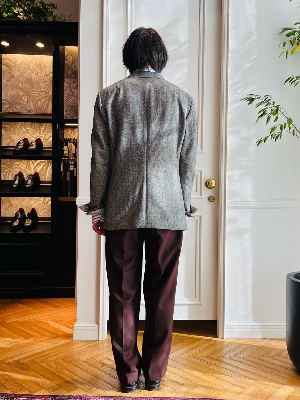 kaminaga さんの「DRESSTERIOR｜100／2 ヘリンボーンストライプ ボタンダウンシャツ」を使ったコーディネート