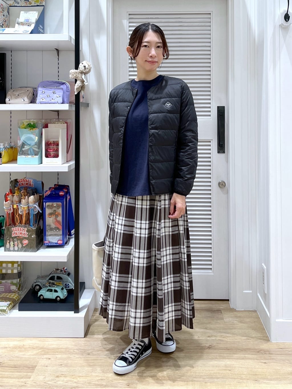 canaさんの「Dessin｜【360度可愛い・洗える】バックヘンリーカットソー」を使ったコーディネート