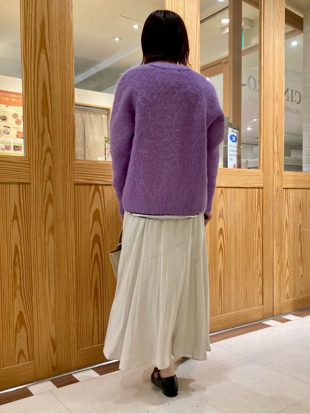 ゆうさんの「UNTITLED｜【ゆったり】アルパカ混シャギー カーディガン」を使ったコーディネート