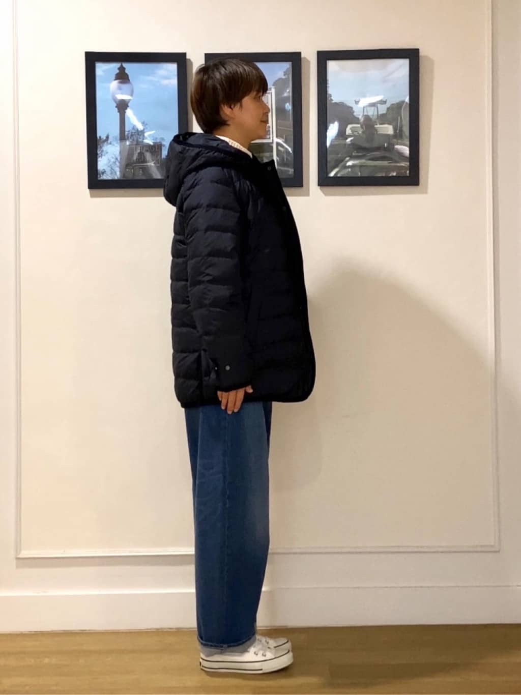 Hiroさんの「Dessin｜【撥水・2WAY】ミュラーダウンコートミドル丈」を使ったコーディネート