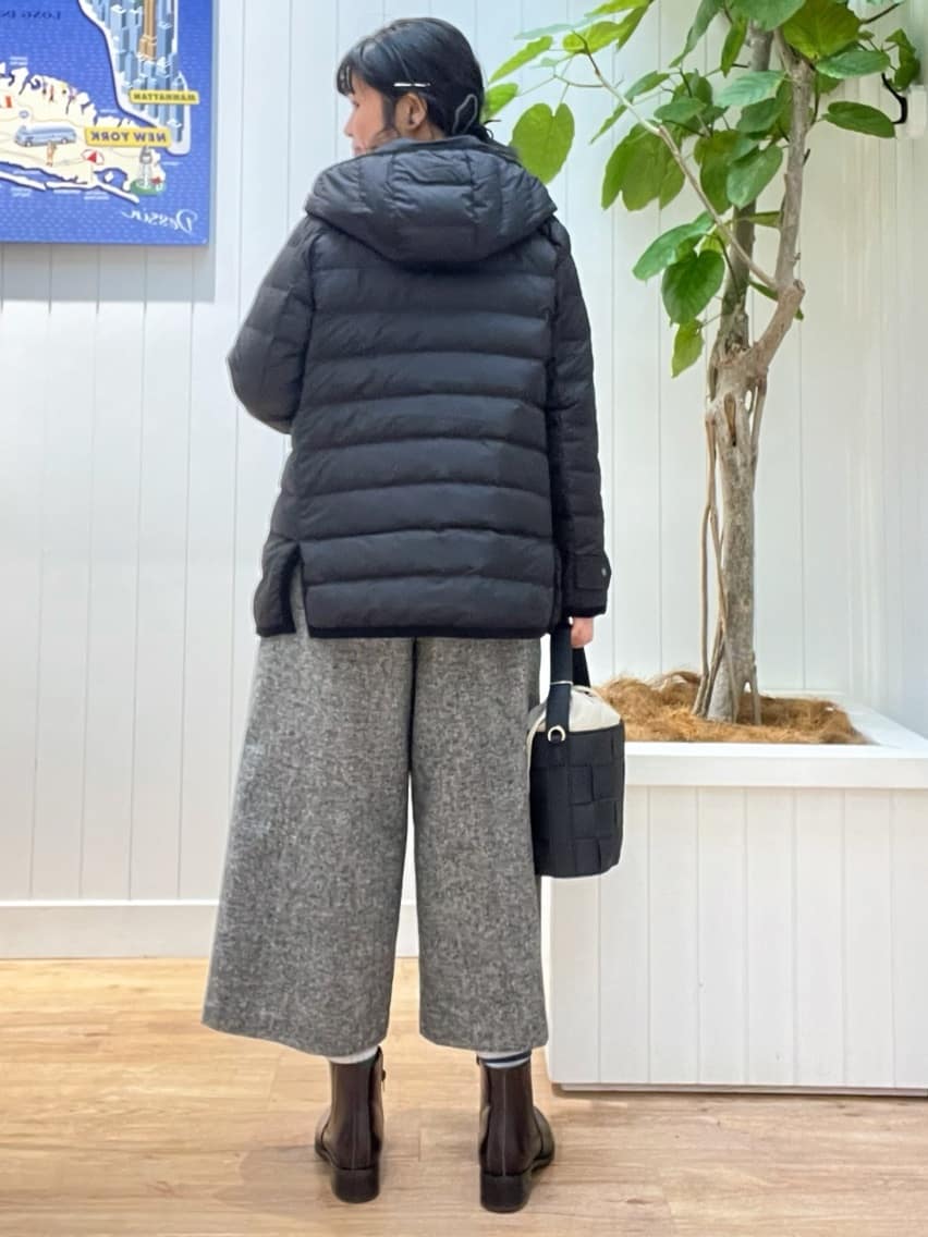 mikaさんの「Dessin｜【撥水・2WAY】ミュラーダウンコートミドル丈」を使ったコーディネート