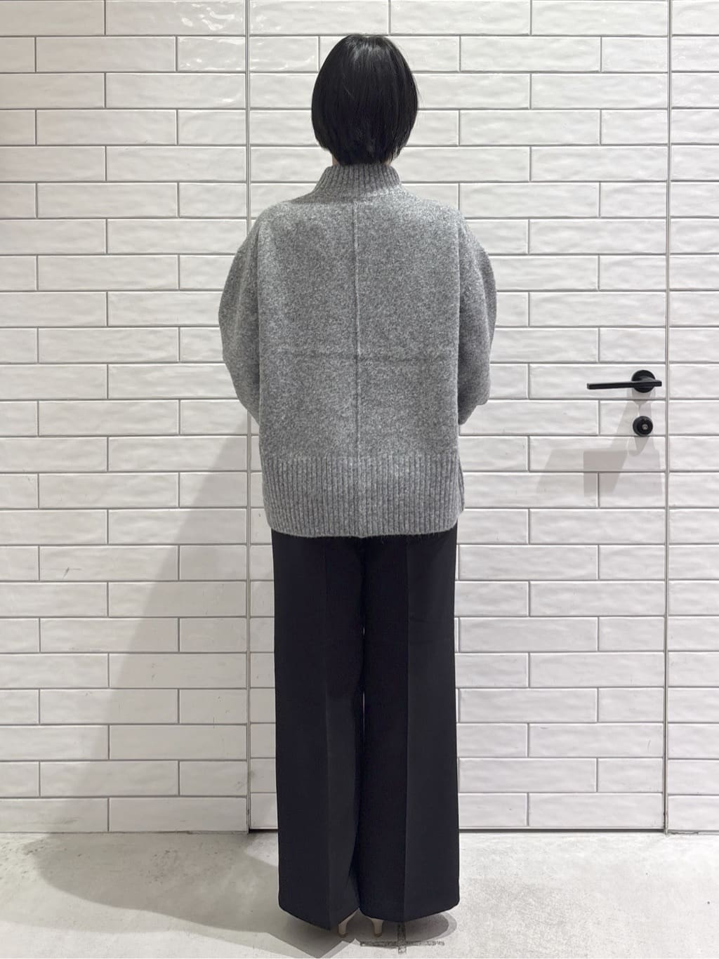 ayumiさんの「OPAQUE.CLIP｜ふわふわハイネックニット【洗濯機OK】」を使ったコーディネート