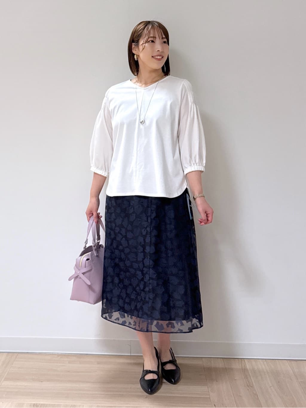 amiさんの「Reflect｜◆【UVカット／接触冷感／洗える／セットアップ可】クルーネックジャケット」を使ったコーディネート