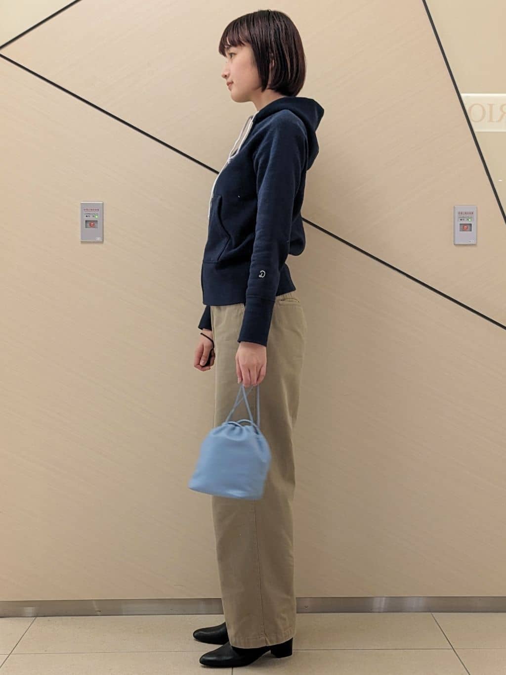 saoriさんの「DRESSTERIOR｜デキシー吊裏毛ジップアップパーカ」を使ったコーディネート