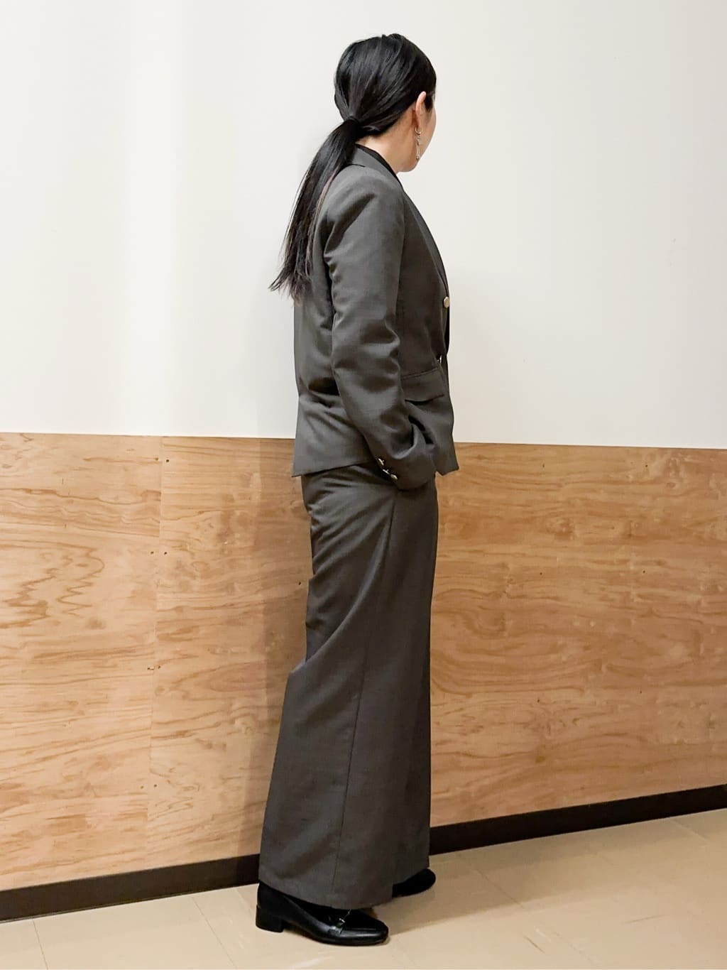 すーさんの「grove｜【カセット服】ダブルブレストテーラードジャケット」を使ったコーディネート