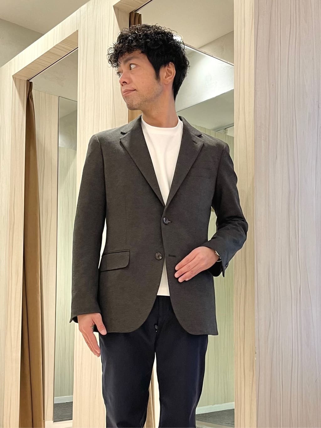 URAさんの「TAKEO KIKUCHI｜【ダウンライナー付き】メランジ ステンカラー コート」を使ったコーディネート