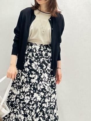 Miwaさんの「UNTITLED｜バイカラーメガネストラップ」を使ったコーディネート
