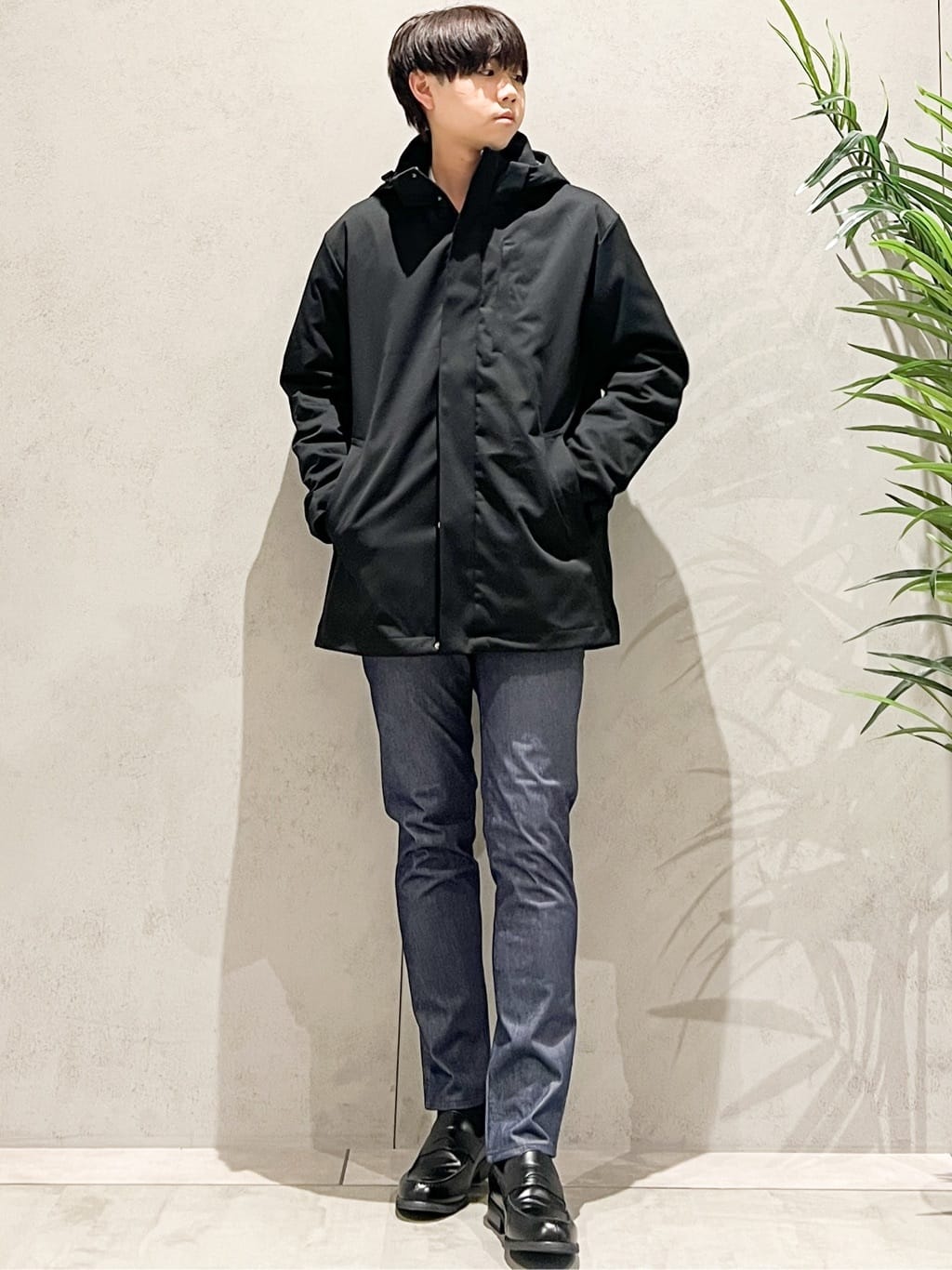 SHI-MAさんの「THE SHOP TK｜【3WAY】中綿ライナー付き カルゼコート　洗濯機OK/ON・OFF対応」を使ったコーディネート