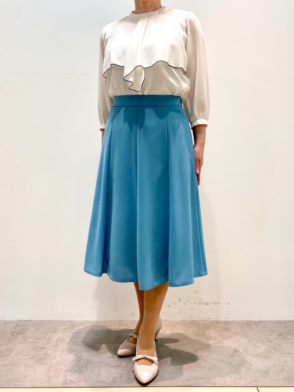oharaさんの「Reflect｜◆【洗える】ラッフルフリルブラウス」を使ったコーディネート