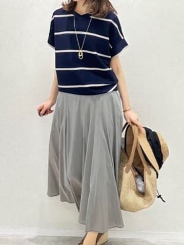 Miwaさんの「UNTITLED｜ライトダブルリングネックレス」を使ったコーディネート