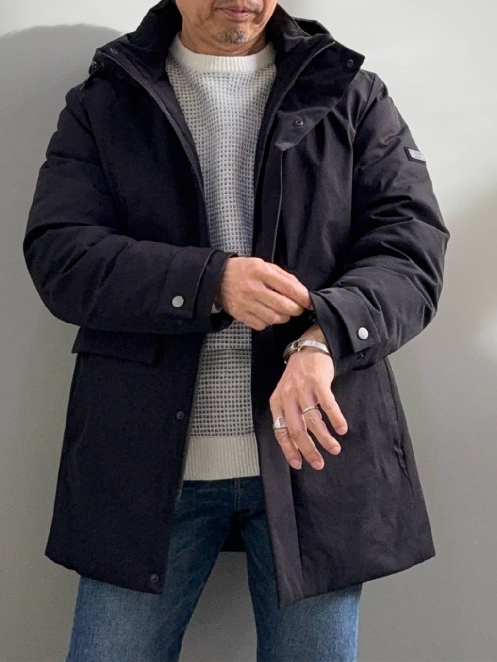 デザイナーTAKEman さんの「TAKEO KIKUCHI｜【None Of Stress】ストレッチ ダウンブルゾン」を使ったコーディネート