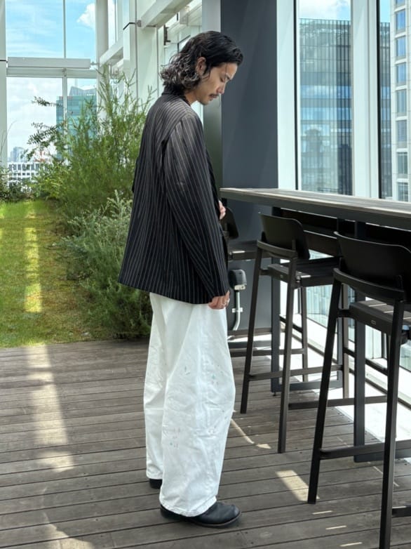 北浦歩大さんの「tk.TAKEO KIKUCHI｜バレルシルエットパンツ（デニム＆カラーパンツ）」を使ったコーディネート