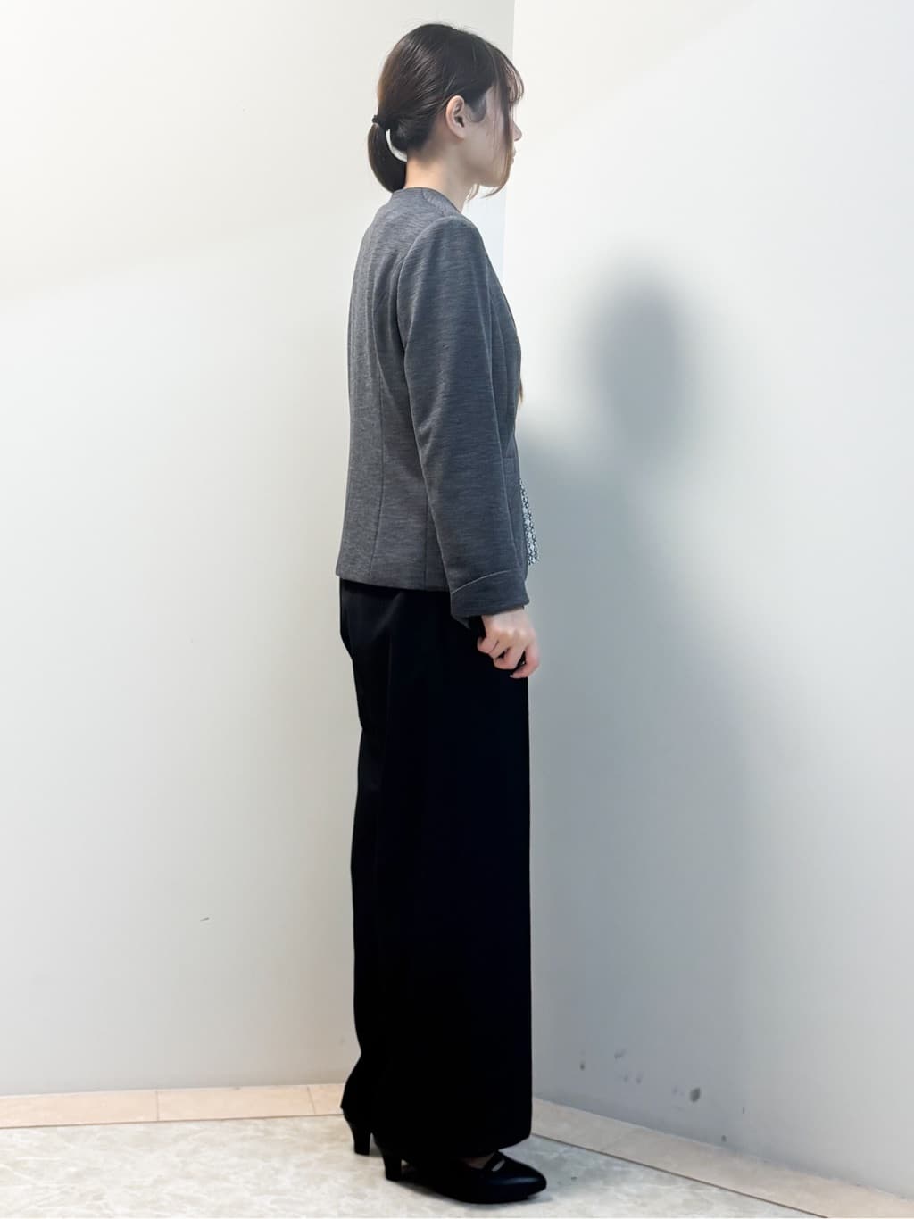Sawaさんの「Reflect｜【SS-4Lサイズ】匠ジャケット／ノーカラー」を使ったコーディネート