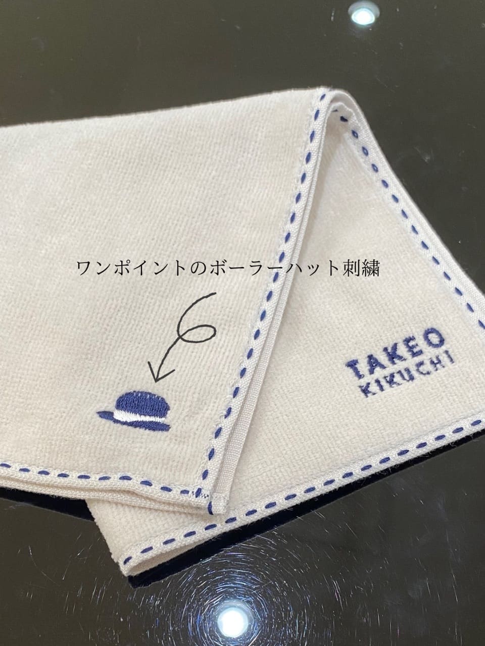 小南大和さんの「TAKEO KIKUCHI｜【Made in JAPAN】タオルハンカチ」を使ったコーディネート