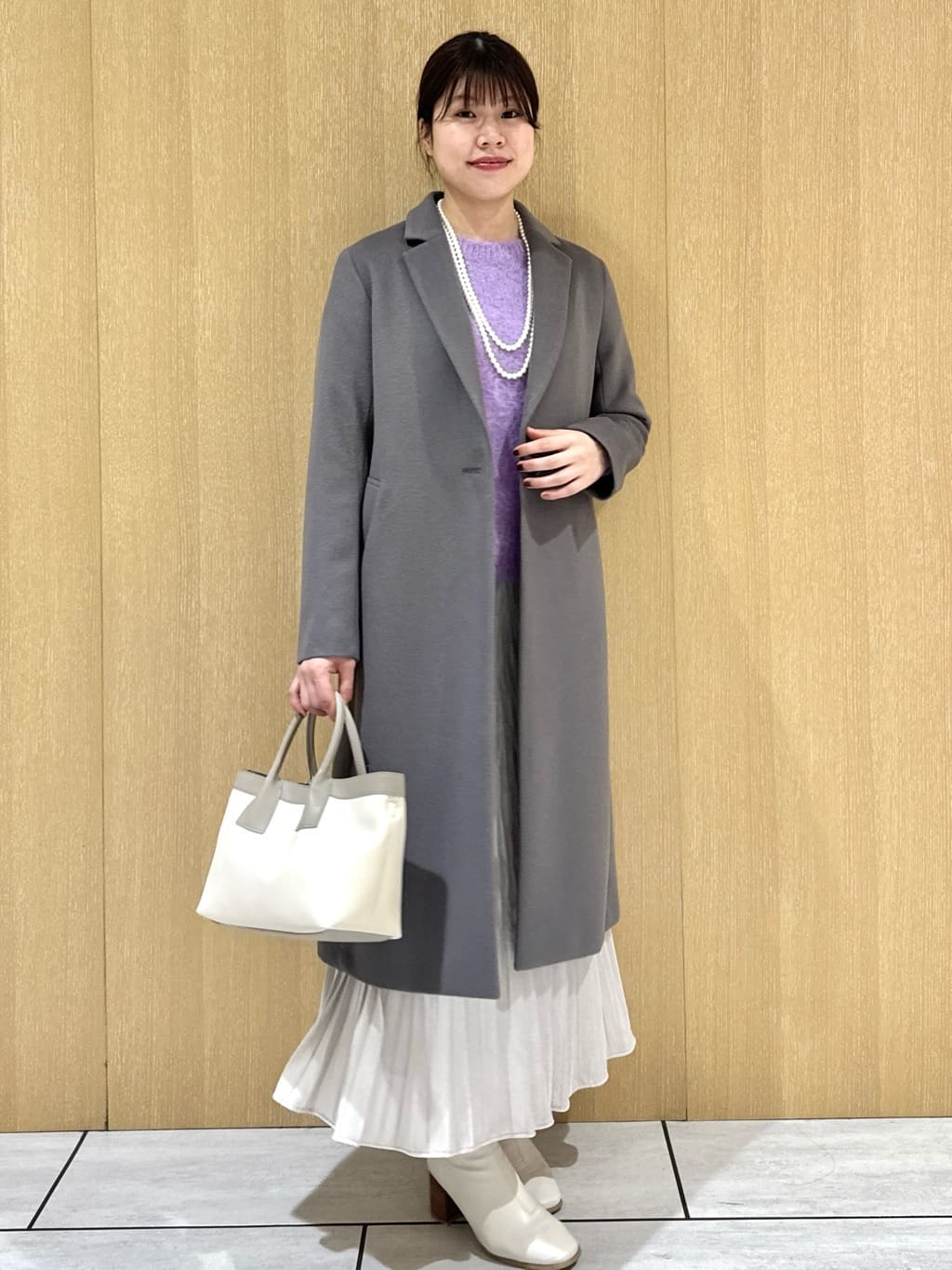 nanaさんの「UNTITLED｜【ゆったり】アルパカ混シャギーニット」を使ったコーディネート