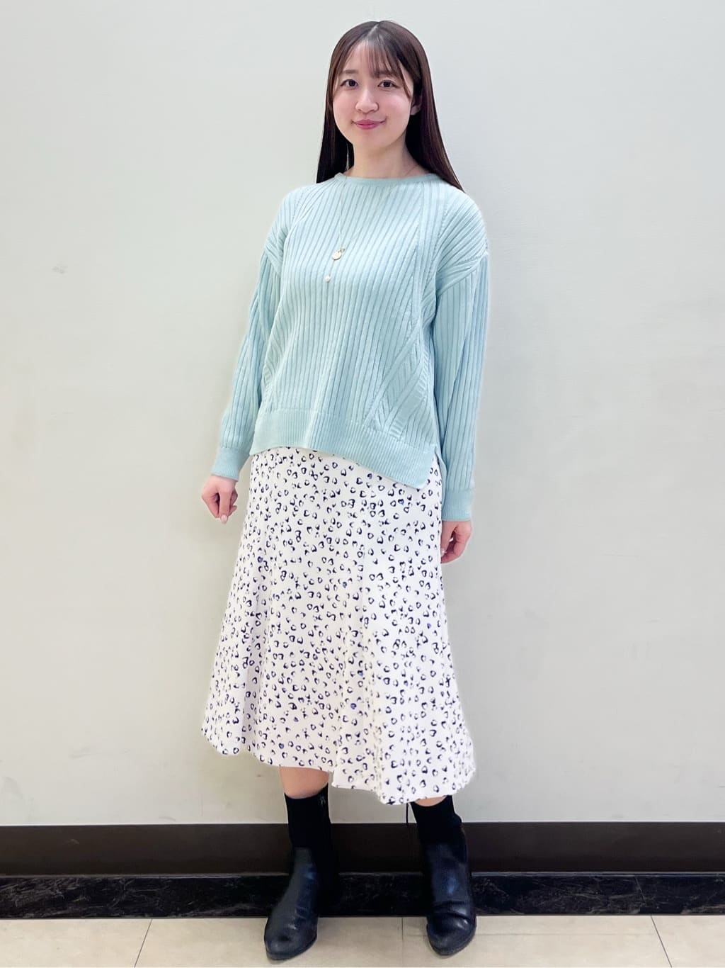 mikikoさんの「Reflect｜【ゆったり着られる◎】ワイドリブニットプルオーバー」を使ったコーディネート