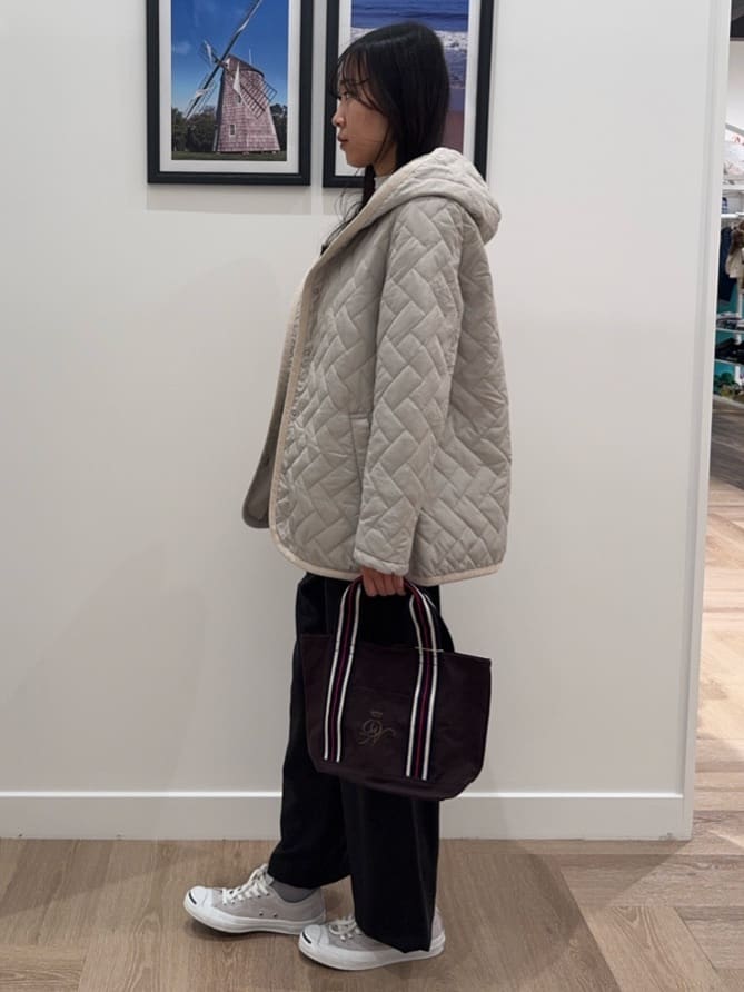 NOZOMIさんの「Dessin｜【洗える】リブタートルネックニット」を使ったコーディネート