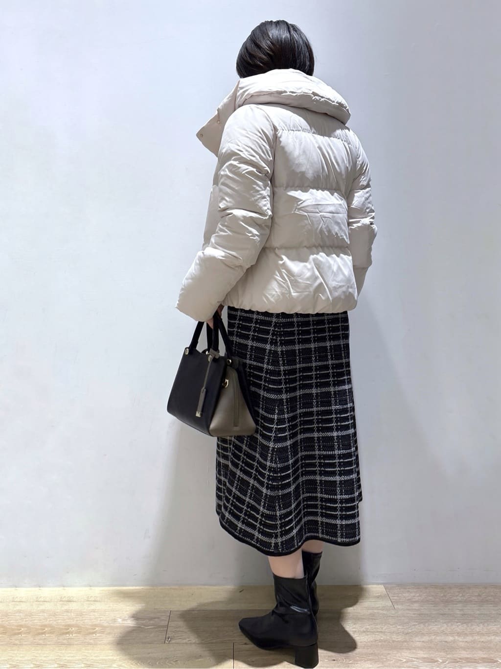mizukiさんの「index｜KAWADAダウンショートコート【撥水／洗濯機OK／静電気防止裏地】《XS～LL》」を使ったコーディネート