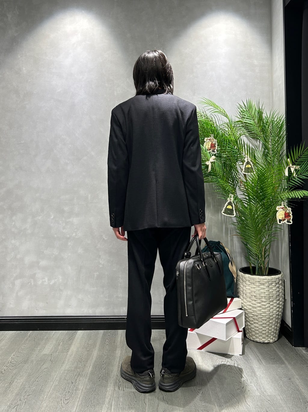 ruiさんの「TAKEO KIKUCHI｜【ウールカシミヤブレンド】ビーバー調 スタンドカラー コート」を使ったコーディネート
