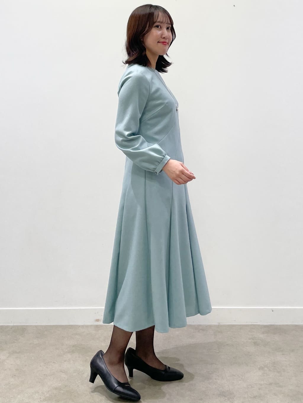 yukariさんの「Reflect｜【SS-4Lサイズ／衿が顔に当たらない◎】スタンドネックミドルコート」を使ったコーディネート