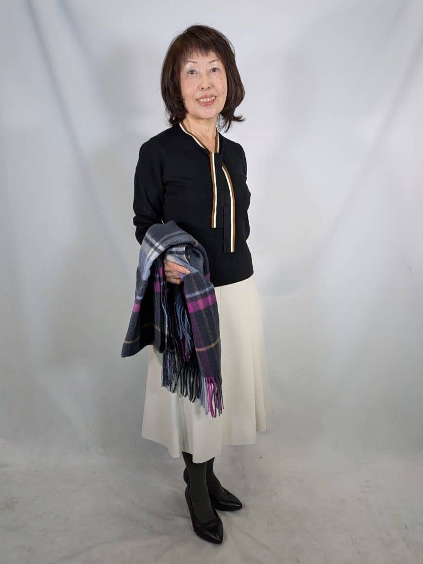 k.kazunoさんの「Reflect｜【選べる5色◎】フレアフリュイドスカート」を使ったコーディネート